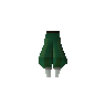 Green ele' legs