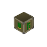Green d'hide gold-trimmed set