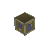 Blue d'hide gold-trimmed set