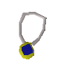 Sapphire amulet