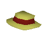 Red boater