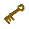 Brass key