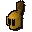 Gilded full helm